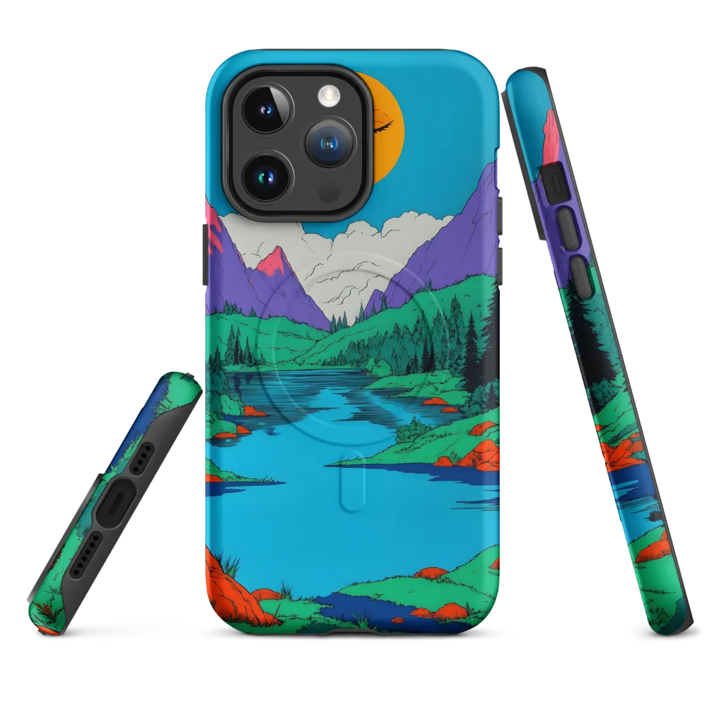 Whimsical Serenity in Vibrant Colors