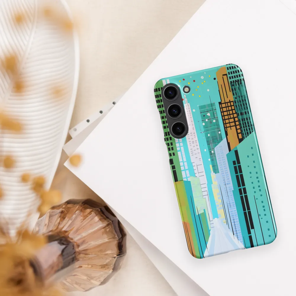 Urban Symphony in Turquoise