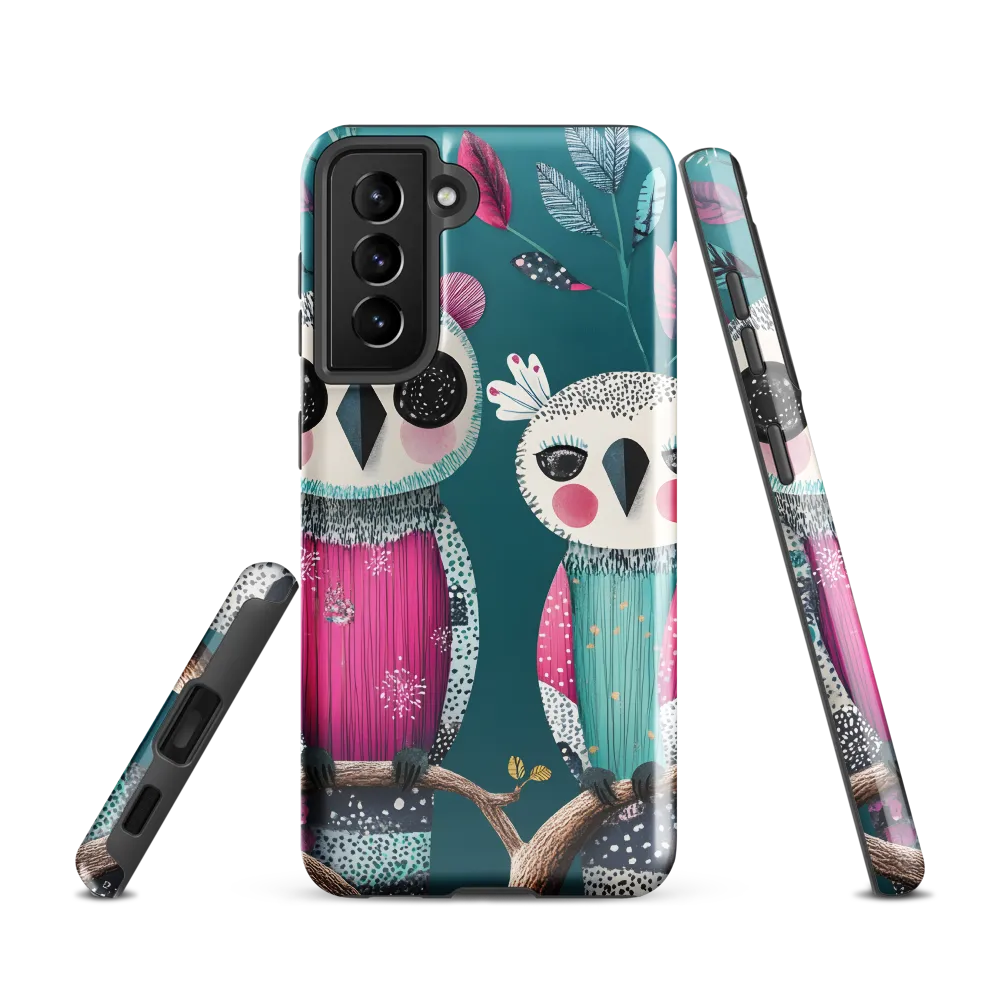 Whimsical Duo: A Celebration of Nature and Color
