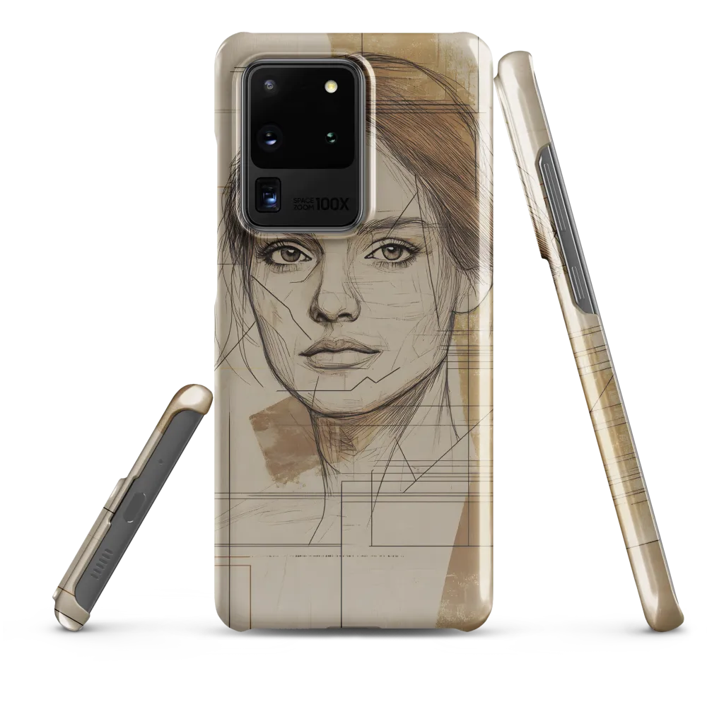 Geometric Elegance: A Modern Portrait