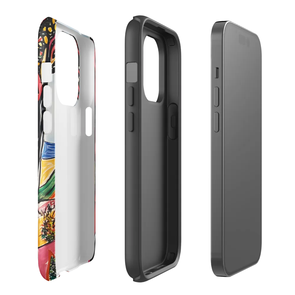 Vibrant Nature's Embrace | Phone Case |  14 Pro | Tough Case | Glossy