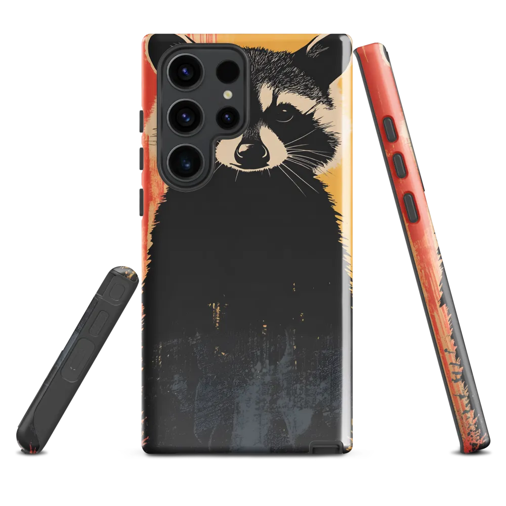Whimsical Raccoon Portrait