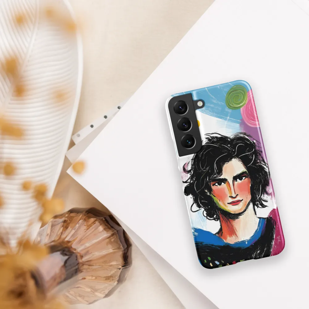 Vibrant Portrait of Youth | Phone Case |  S22 | Snap Case | Matte