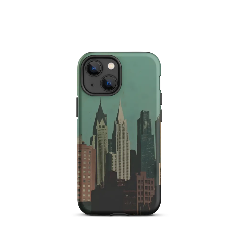 Urban Nostalgia: A Retro Cityscape