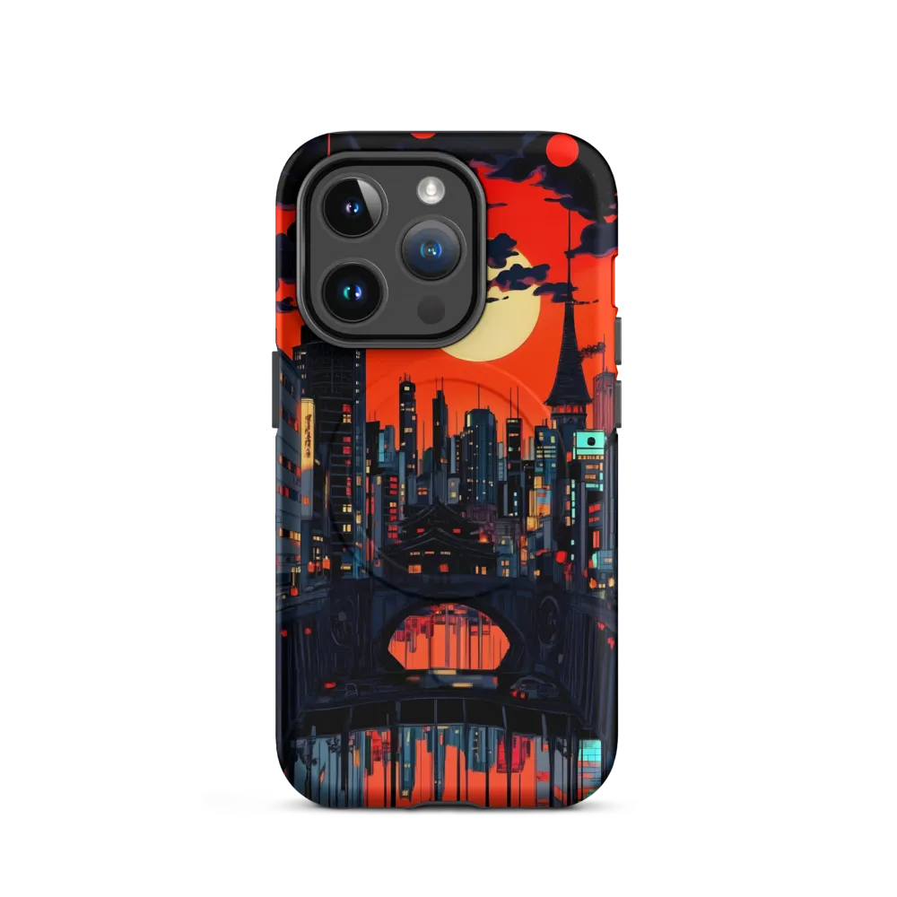 Nightfall in a Neon City