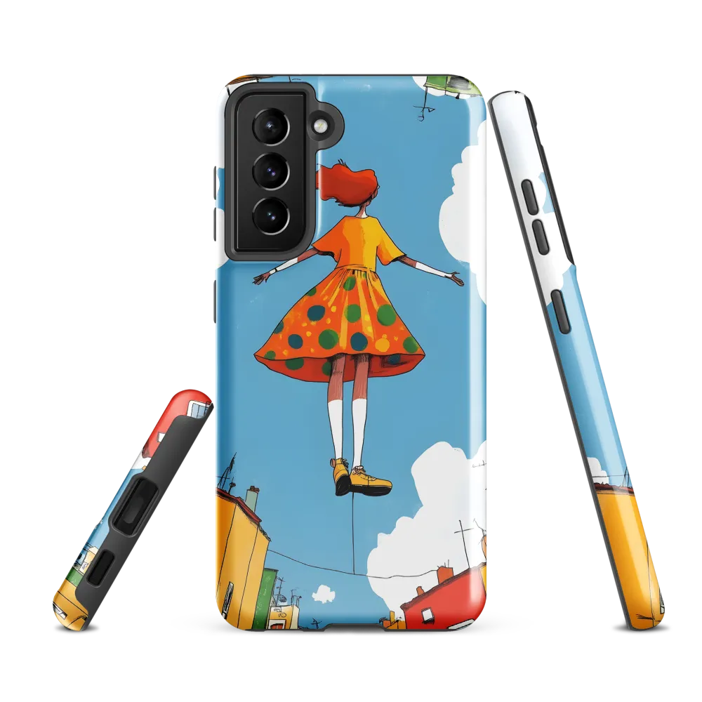 Floating Dreams in a Colorful Sky