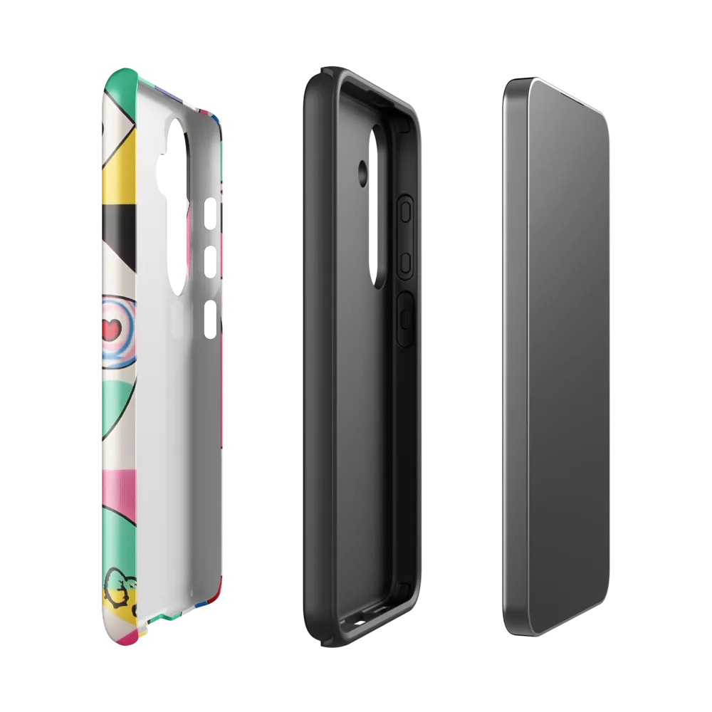 Dynamic Interplay of Shapes | Phone Case |  S24 | Tough Case | Glossy