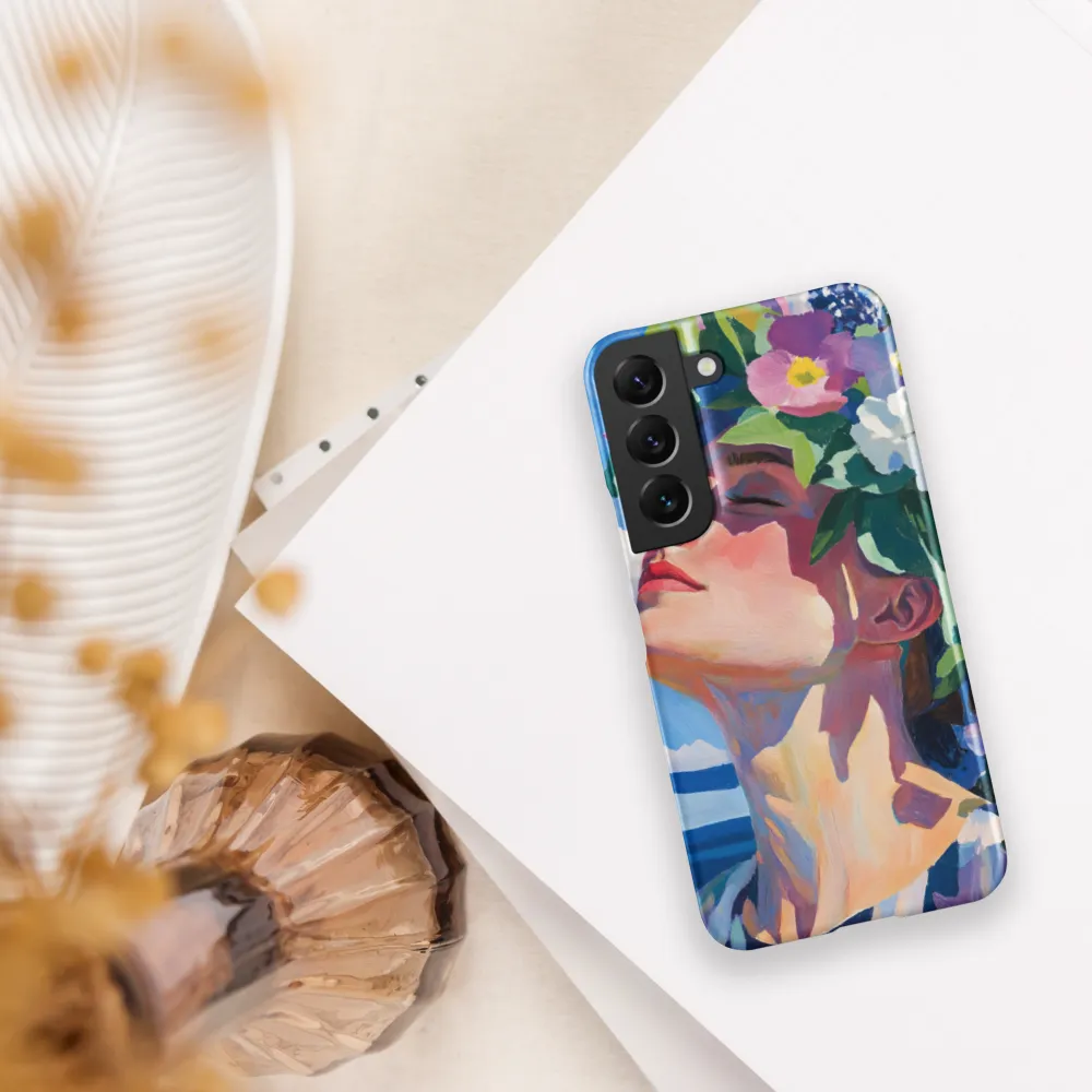 Blossom of Serenity | Phone Case |  S22 | Snap Case | Matte