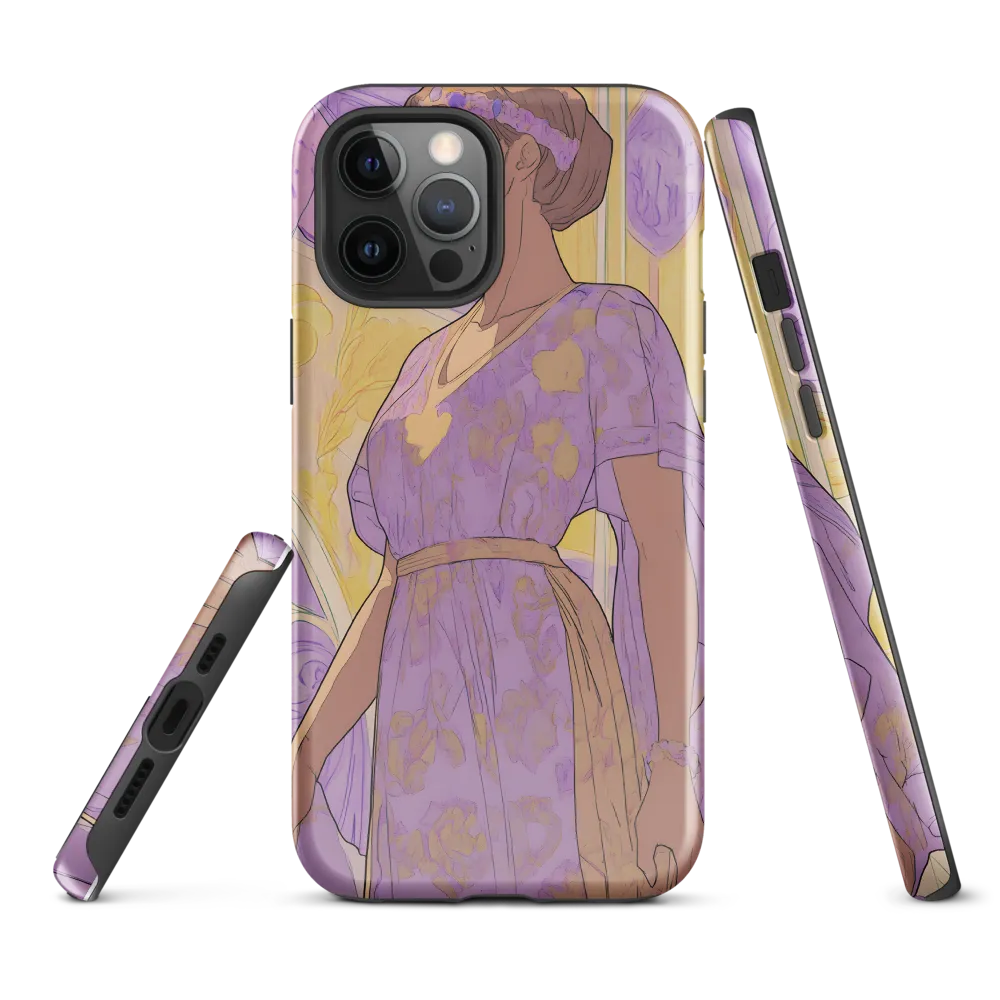 Elegance in Floral Harmony | Phone Case |  12 Pro Max | Tough Case | Glossy