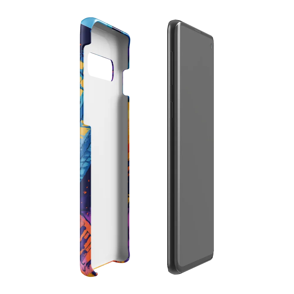 Electric City Nightscape | Phone Case |  S10 Plus | Snap Case | Glossy