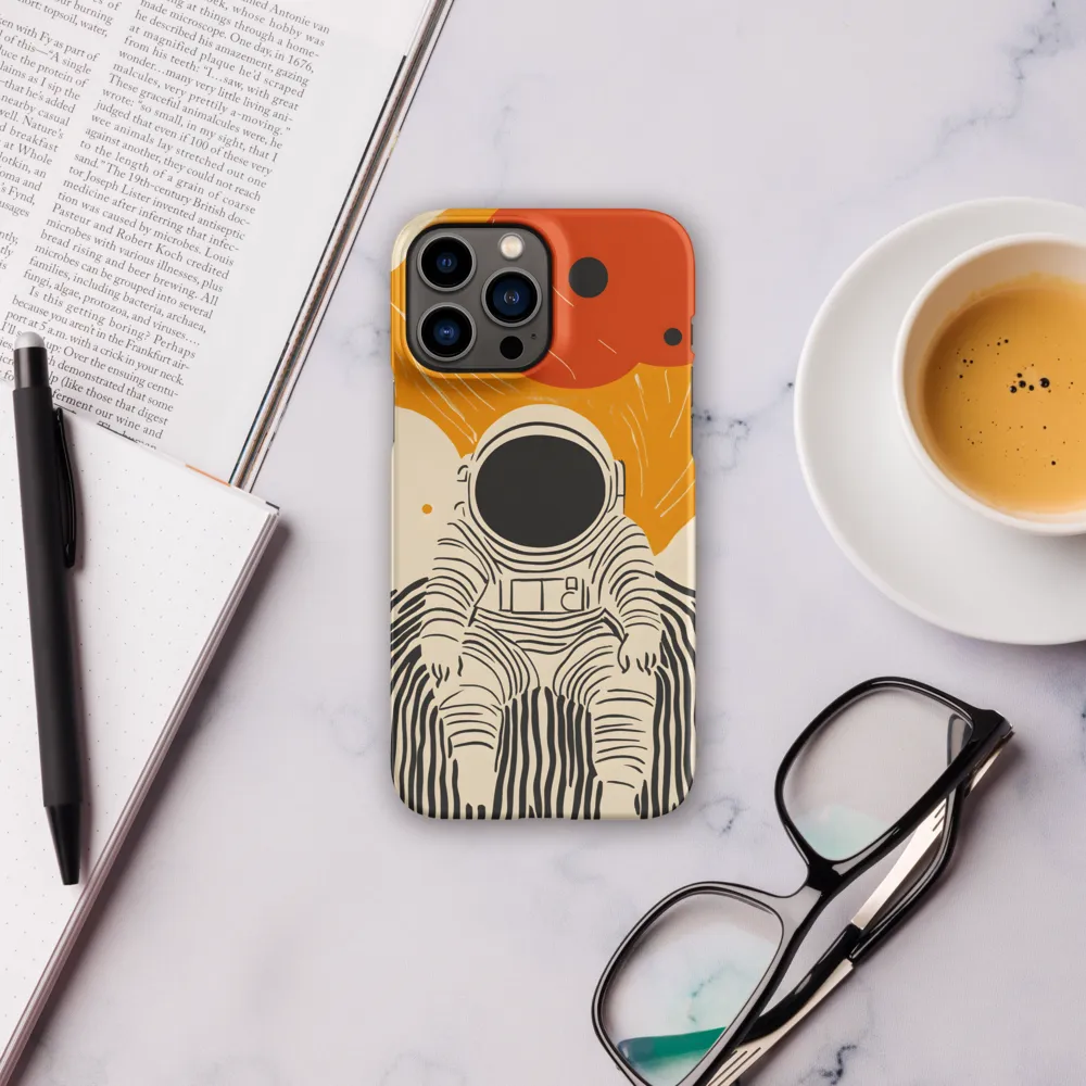 Astronaut in Cosmic Thoughts | Phone Case |  13 Pro Max | Snap Case | Matte