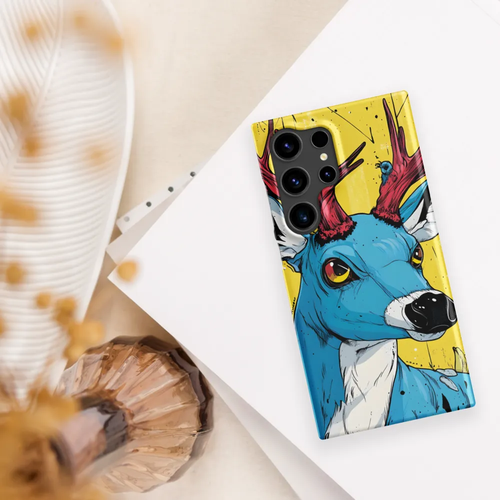 Vivid Antlers: A Modern Take on Nature