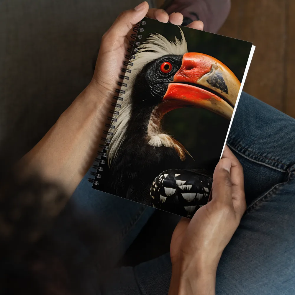 Majesty of the Hornbill | Spiral Notebook