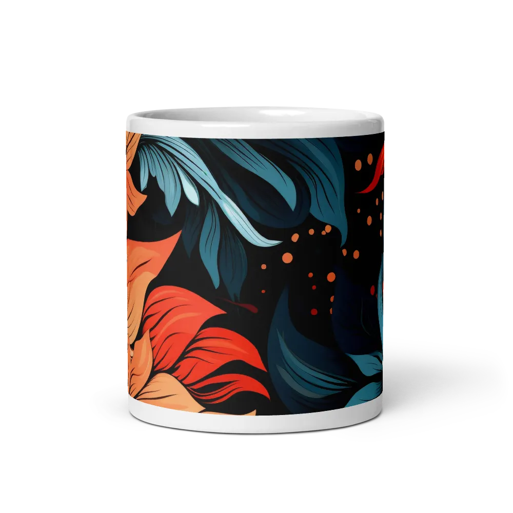 Floral Symphony in Color | Mug with White inside | 11 oz