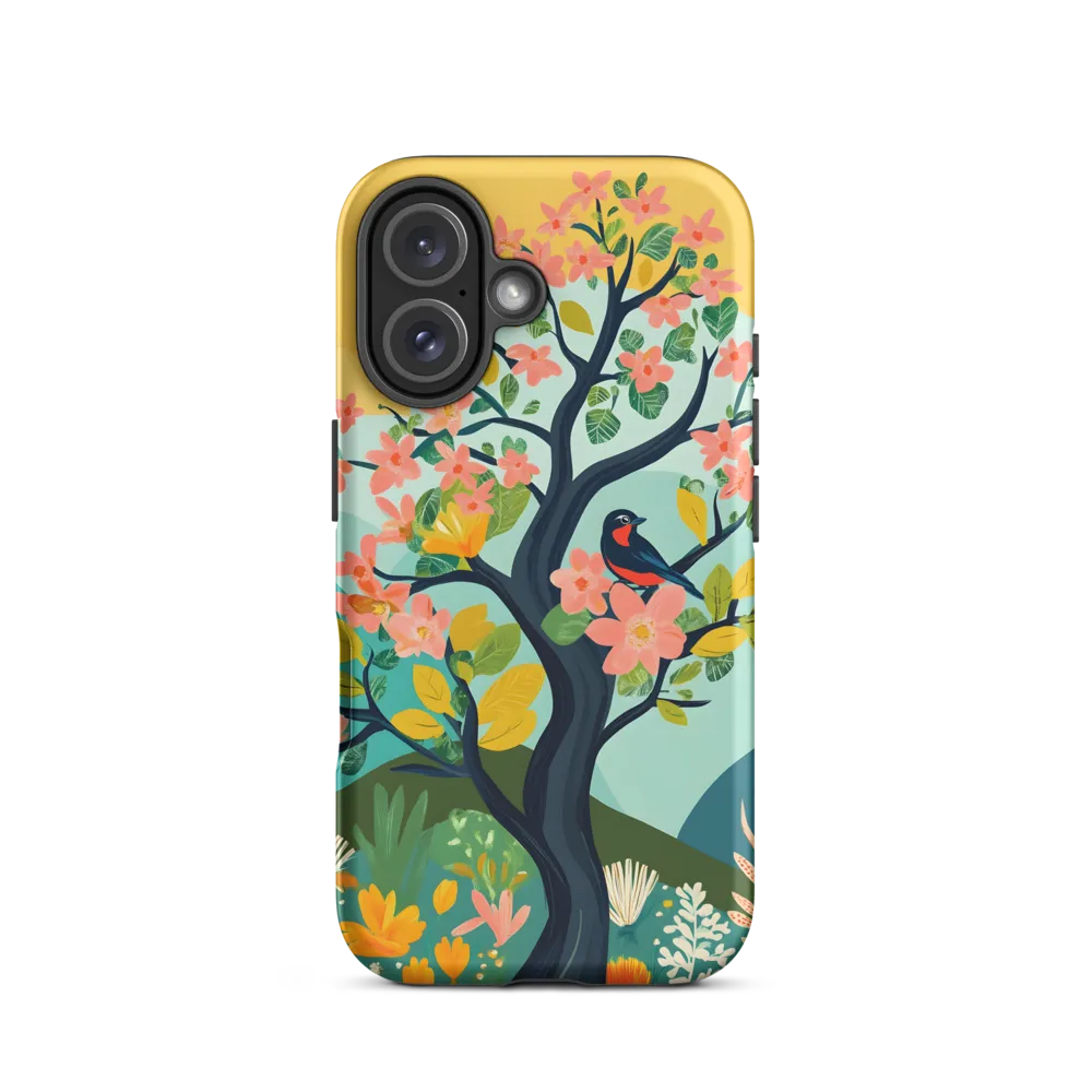 Spring Blossoms: A Serene Encounter | Phone Case