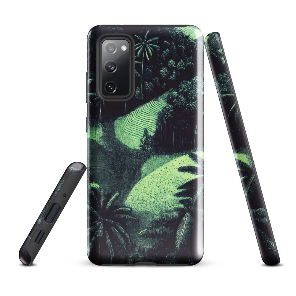 Harmony in Green: A Surreal Landscape