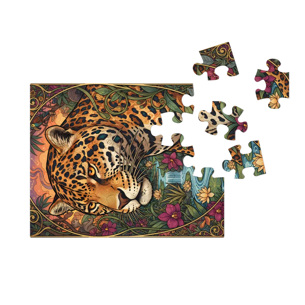 Regal Jaguar 
 Jigsaw Puzzle in Tin Box
