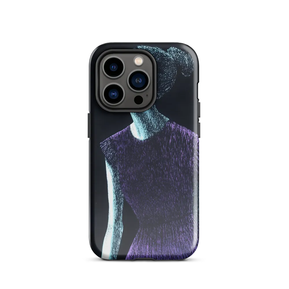 Contemplative Elegance | Phone Case |  14 Pro | Tough Case | Glossy