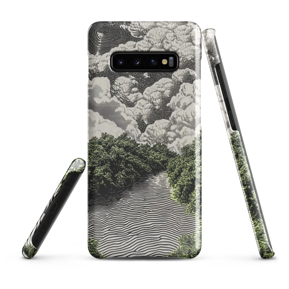 Waves of Serenity | Phone Case |  S10 Plus | Snap Case | Glossy