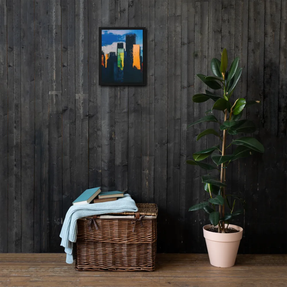 Reflections of Tranquility | Canvas with Black Frame | 11″×14″