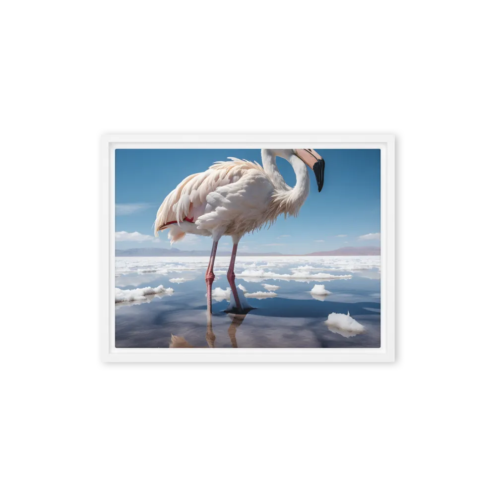 Graceful Solitude of a Flamingo