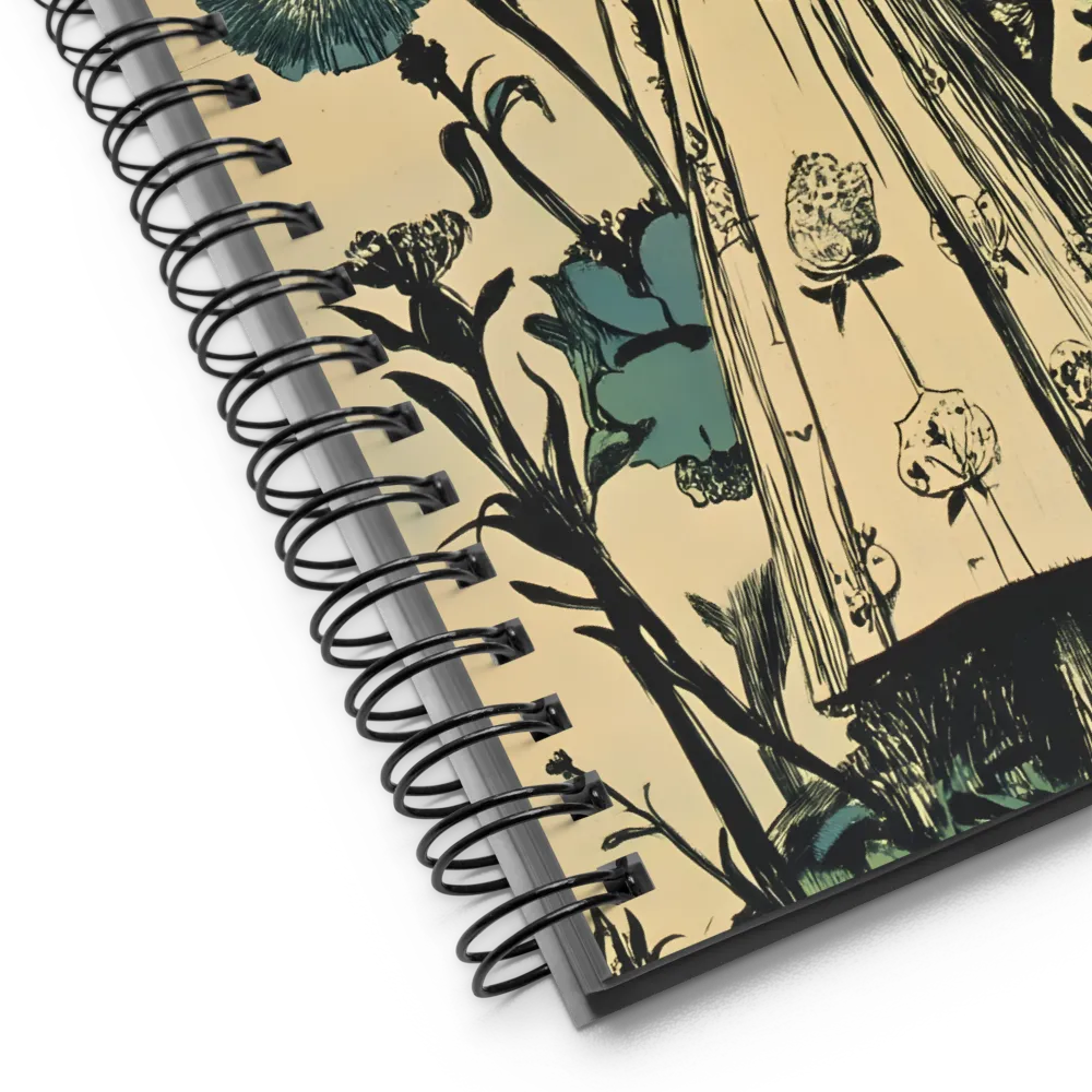 Whimsical Blooming Innocence | Spiral Notebook