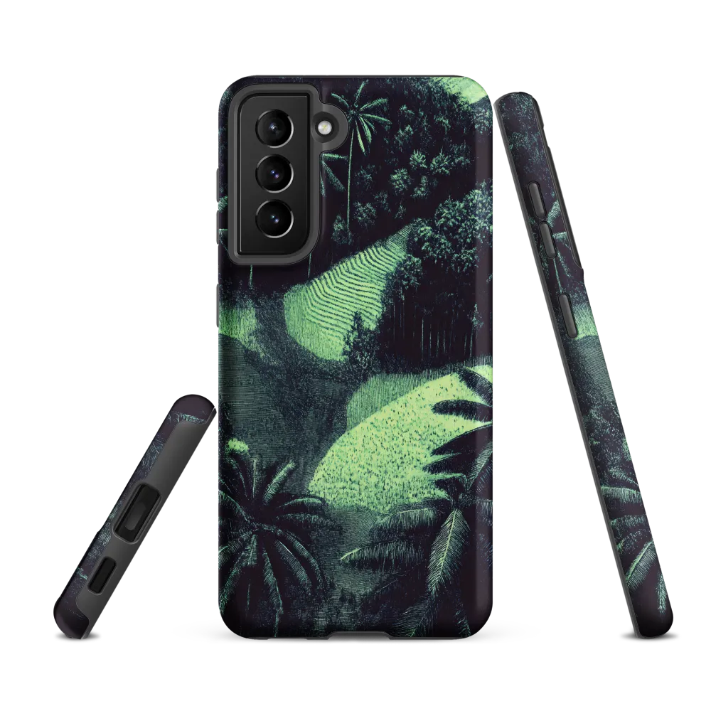 Harmony in Green: A Surreal Landscape