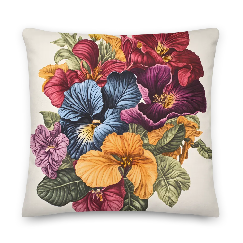 Floral Symphony in Color | Pillow | 22″×22″