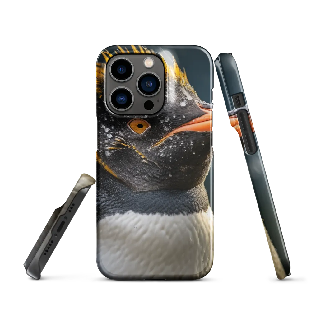 Silent Majesty: A Portrait of the Penguin | Phone Case |  14 Pro | Snap Case | Glossy