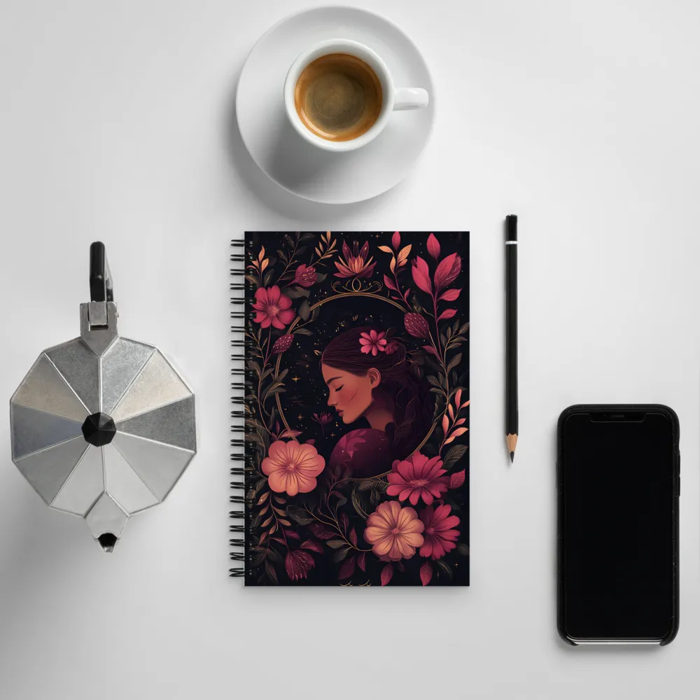 Whispers of Serenity | Spiral Notebook