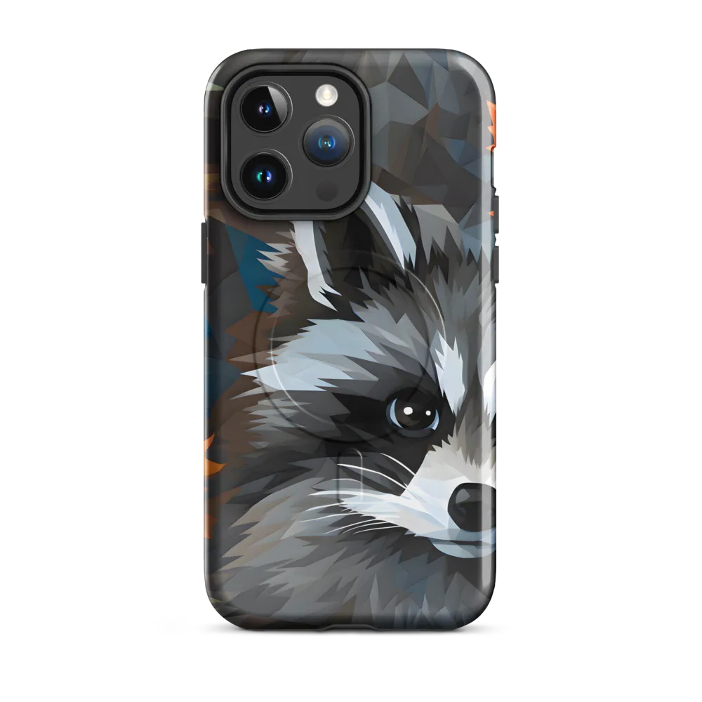 Whispers of Autumn: The Raccoon's Gaze