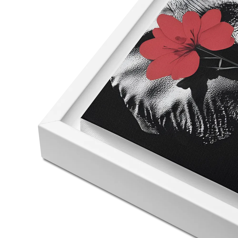 Elephant Harmony | Canvas with White Frame | 16″×20″