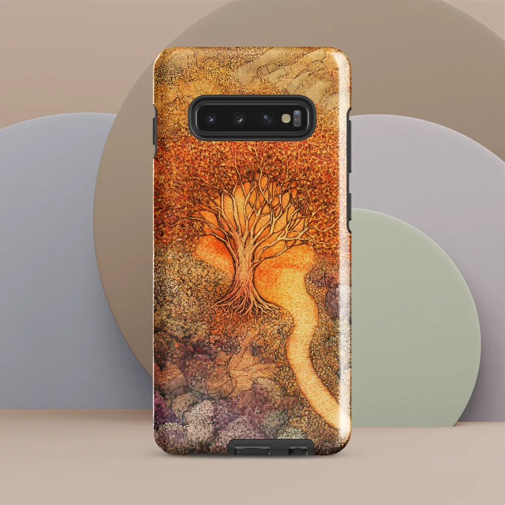 Pathway of Autumn Splendor | Phone Case |  S10 Plus | Tough Case | Glossy