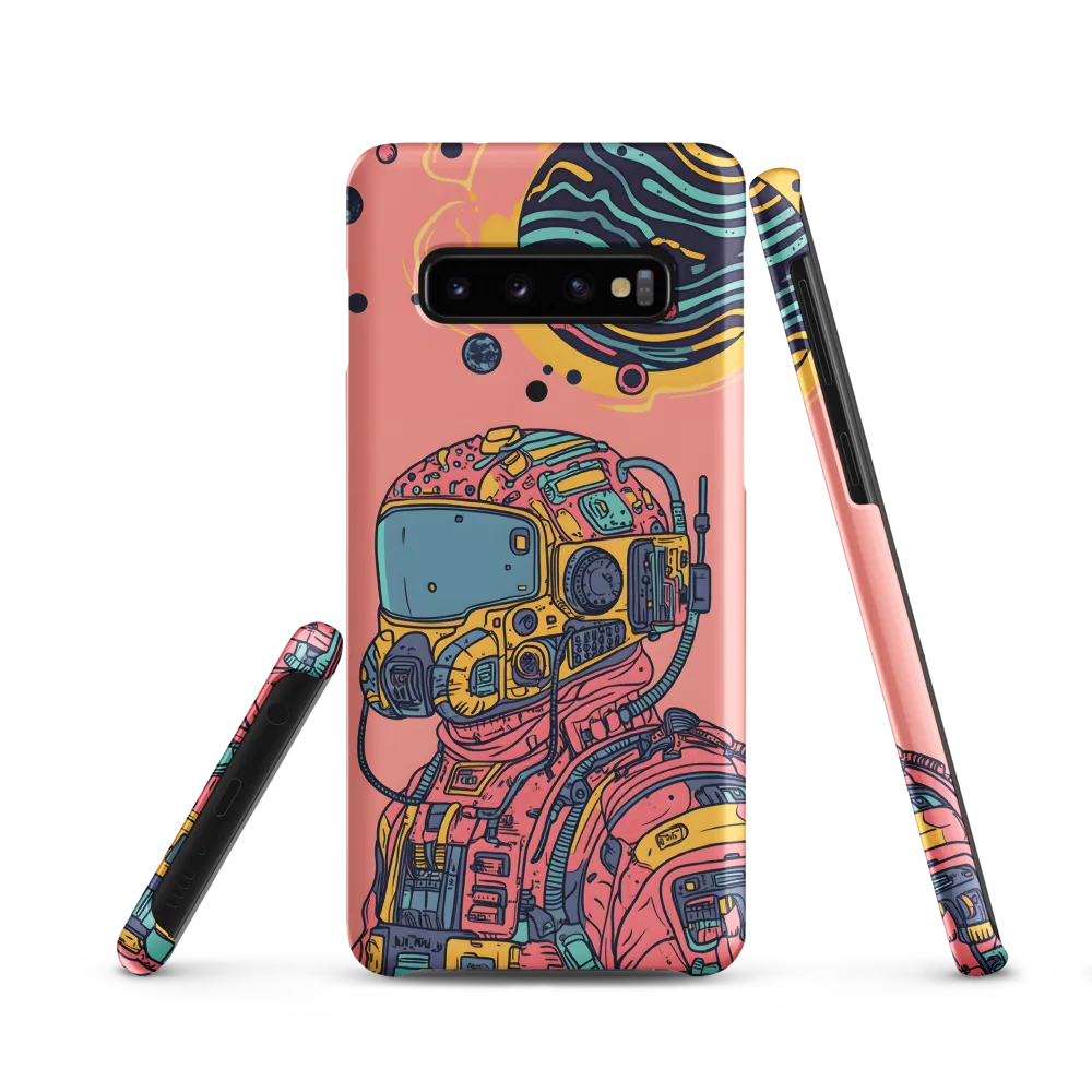 Exploration Beyond: A Digital Astronaut | Phone Case |  S10 | Snap Case | Matte