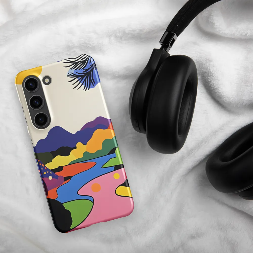 Whimsical Landscape in Color | Phone Case |  S23 | Snap Case | Matte