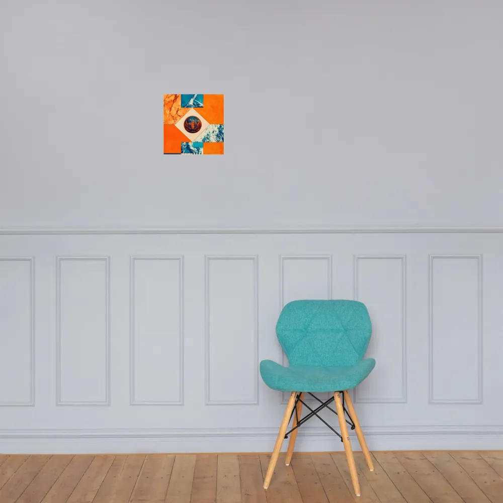 Harmonious Encounters: Abstract Geometry | Poster | 10″×10″