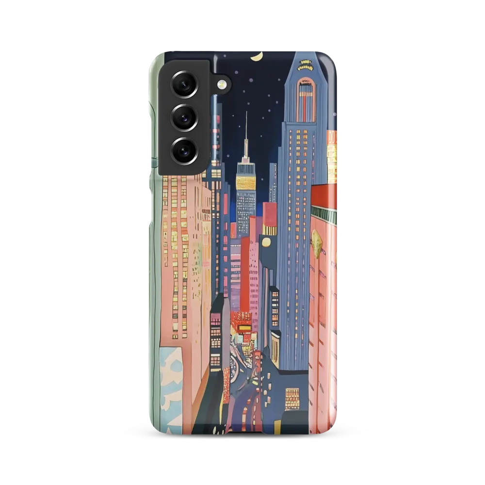 Urban Dreamscape: A Pop Art Night | Phone Case |  S21 FE | Snap Case | Glossy