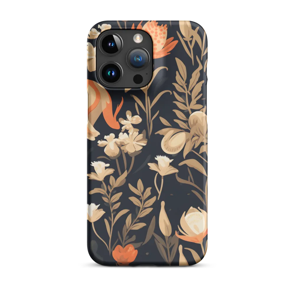 Floral Harmony: A Dance in the Dark