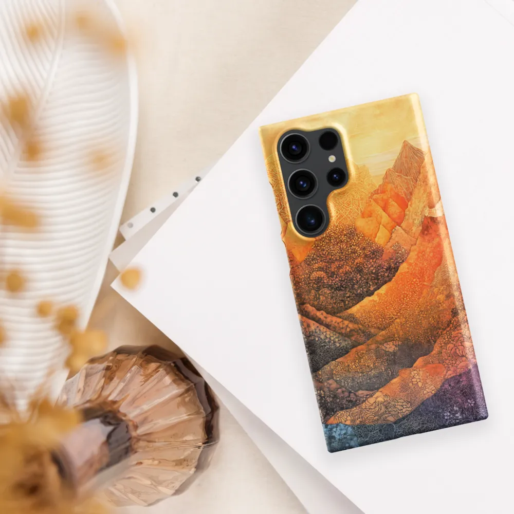 Serene Peaks of Color