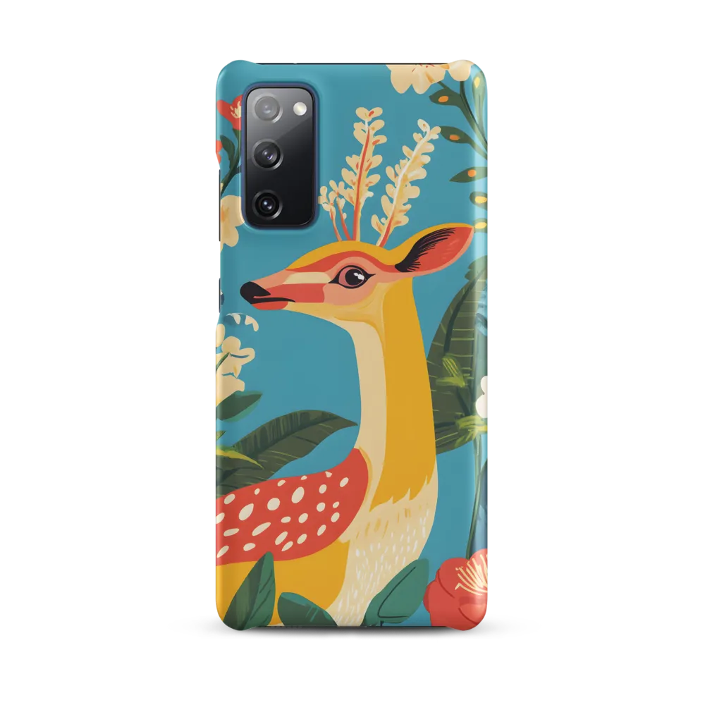 Serene Majesty: A Vibrant Deer Amidst Flora