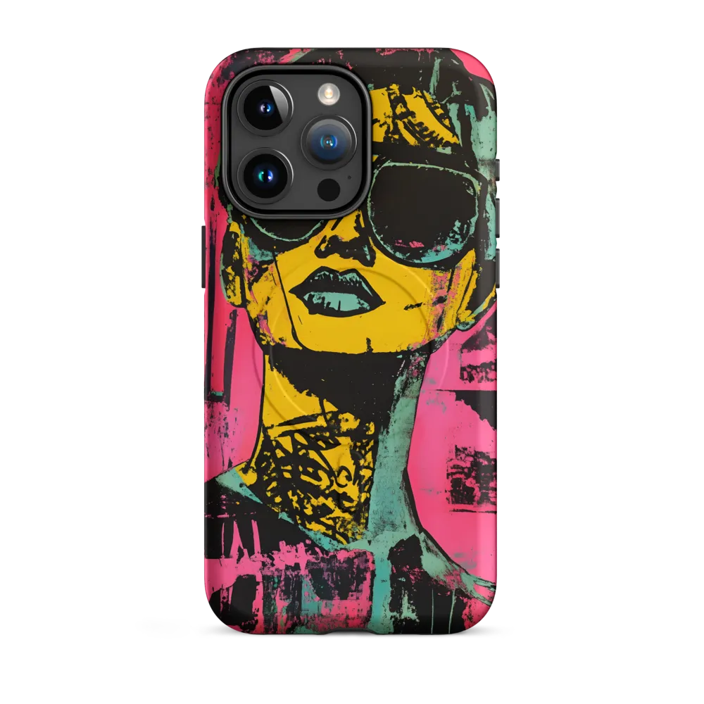 Confident Portrait in Neon Colors