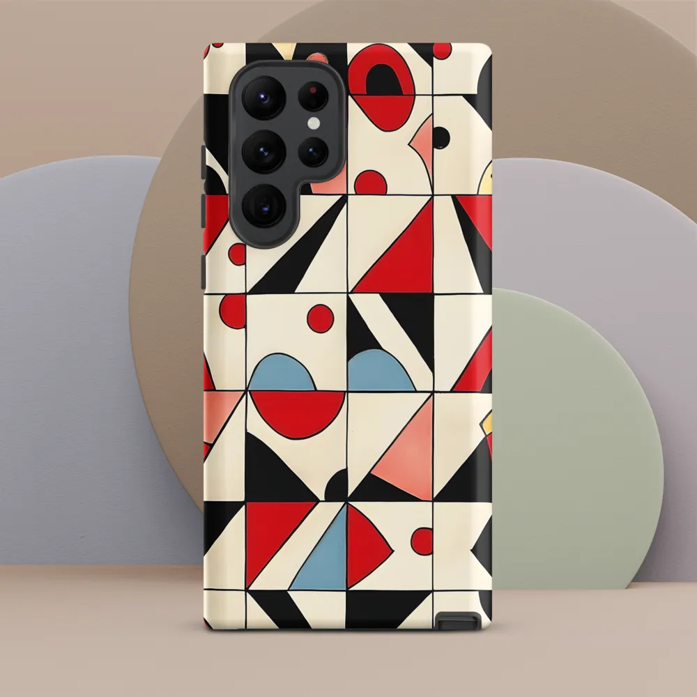 Dynamic Geometric Harmony | Phone Case |  S22 Ultra | Tough Case | Matte