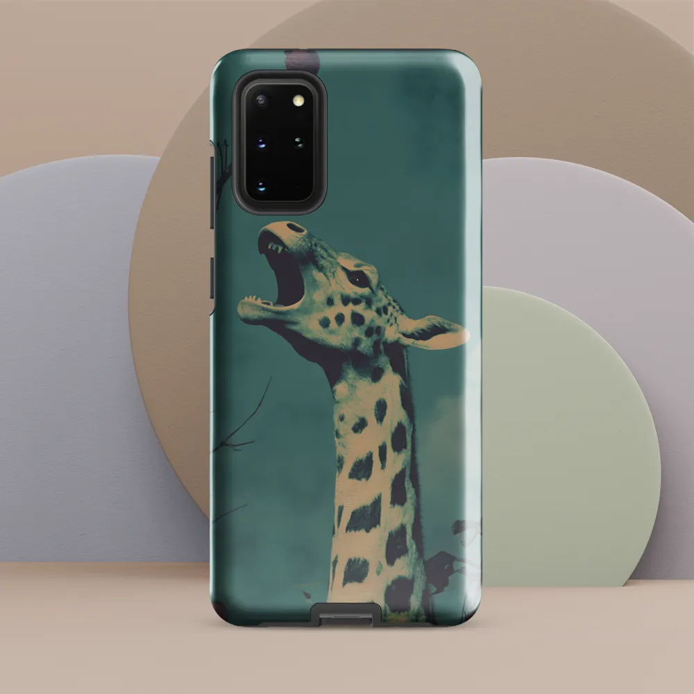 Whispers of the Tall: A Surreal Giraffe Encounter