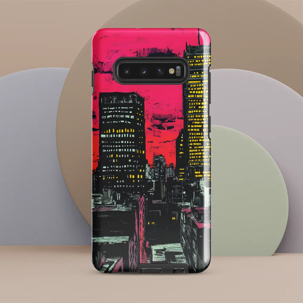 Urban Pulse at Dusk | Phone Case |  S10 Plus | Tough Case | Glossy