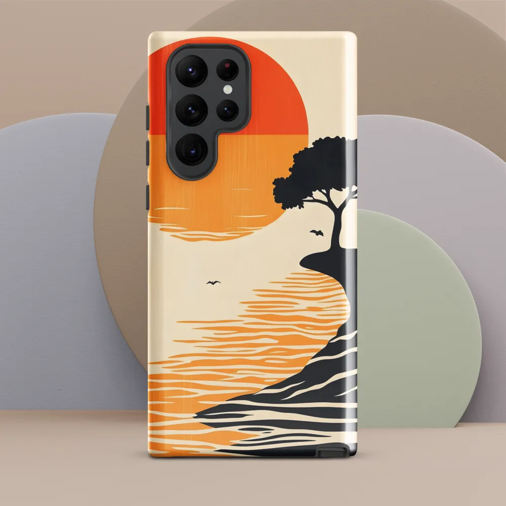 Serene Sunset | Phone Case |  S22 Ultra | Tough Case | Glossy