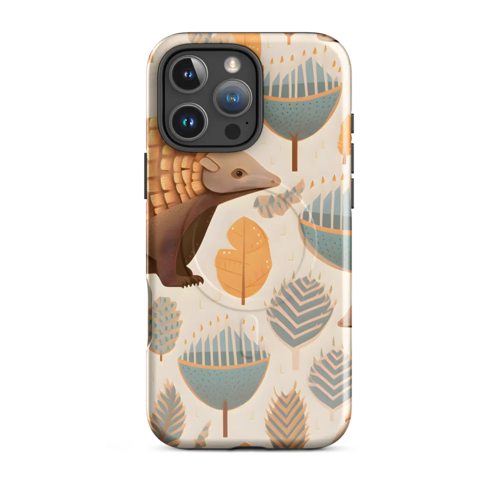 Pangolins in a Whimsical Habitat