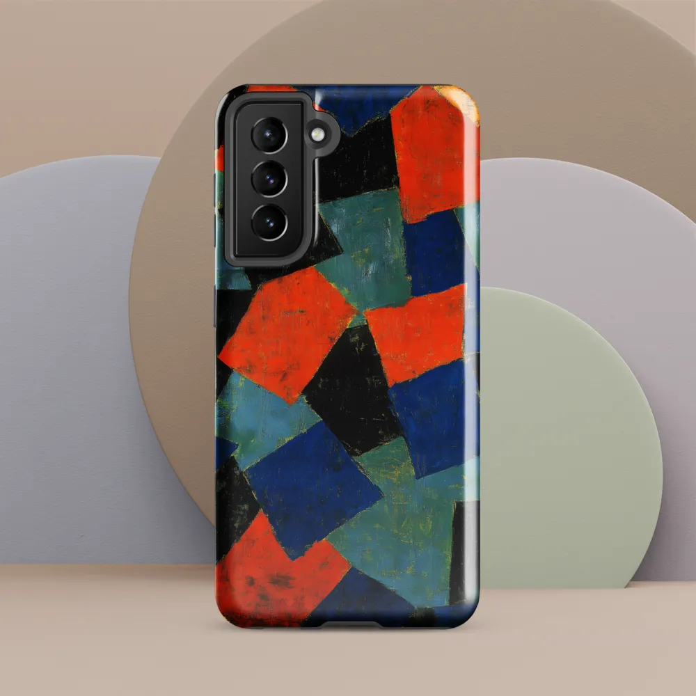 Dynamic Geometry in Color | Phone Case |  S21 | Tough Case | Glossy