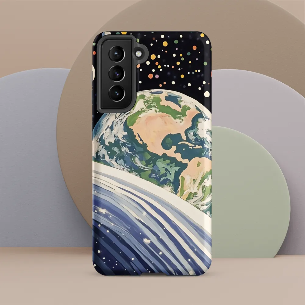 Celestial View: A Surreal Journey Through Space