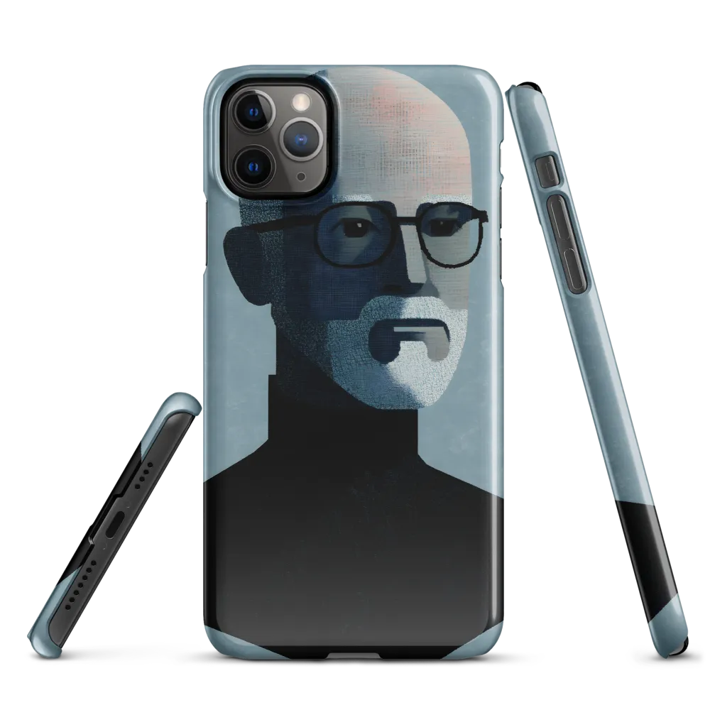 Minimalist Portrait of a Modern Man | Phone Case |  11 Pro Max | Snap Case | Glossy