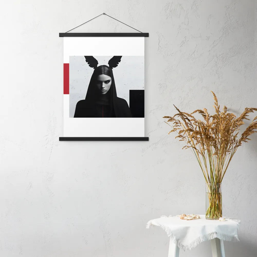 Whispers of Darkness | Poster With Black Wood Hanger | 18″×24″
